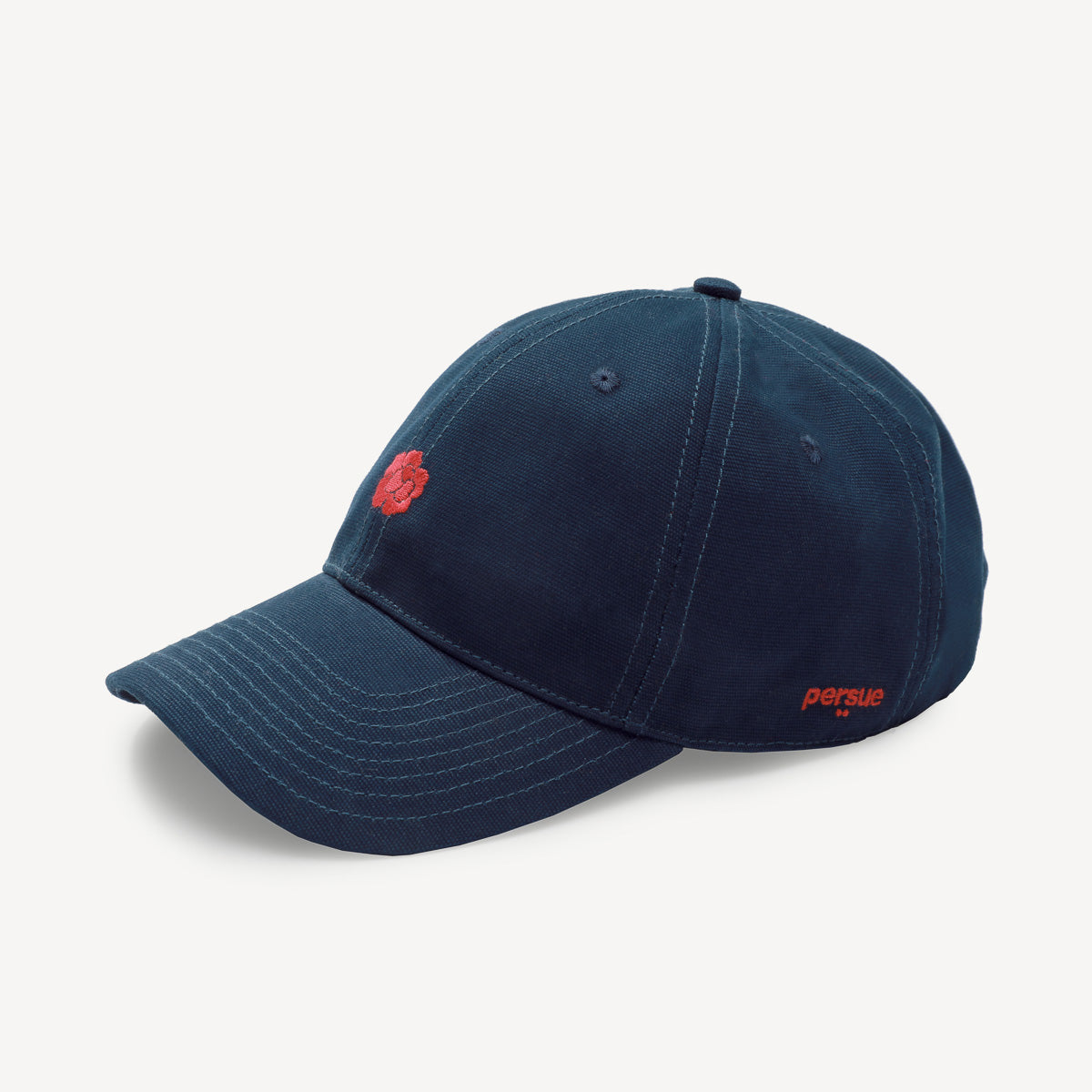 Cap Perusa PERSUE 6-PANEL CAP - PEONY EMBROIDERED – Persue Fashion